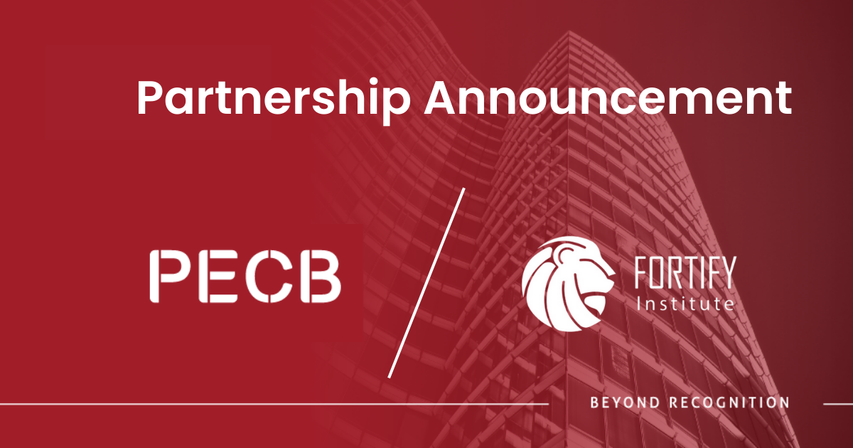 PECB and Fortify Institute Partnership Announcement